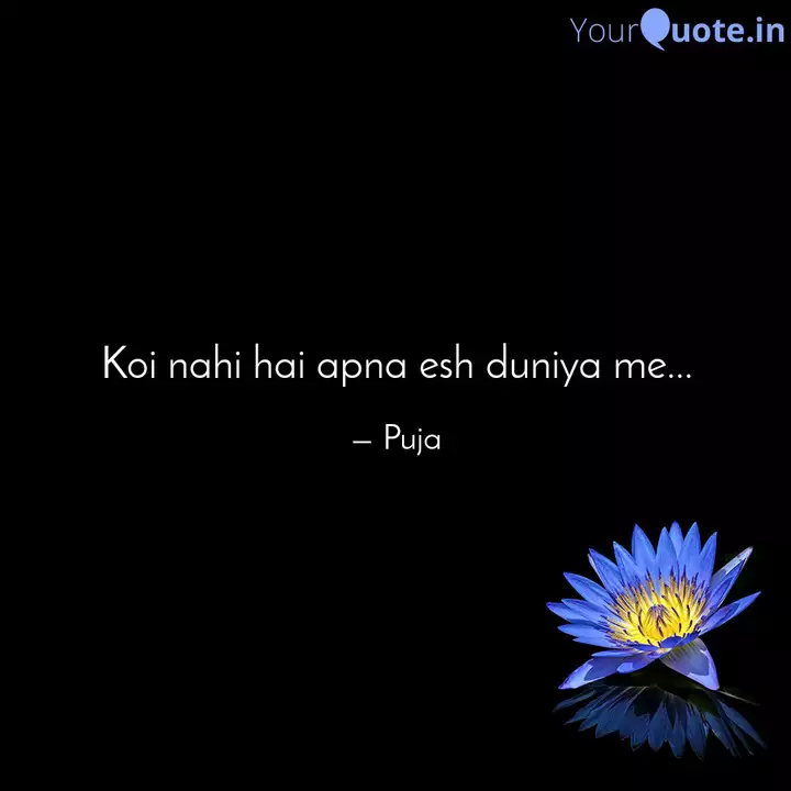 Koi Nahi Hai Apna Esh Dun Quotes Writings By Puja Bhakat Yourquote Koi nahi apna episode 12 full on ary digital. koi nahi hai apna esh dun quotes