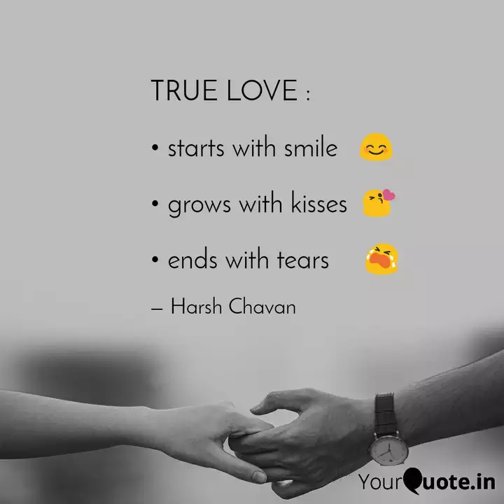 Wallpaper True Love Starts Wit Quotes Writings By Harsh Chavan Yourquote Desktop Wallpaper