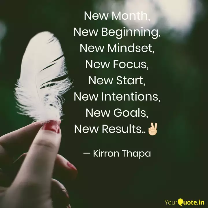 New Month New Beginnings Quotes