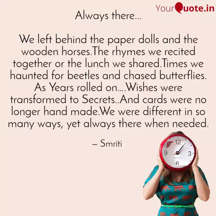 Always There We Left Quotes Writings By Smriti Yourquote