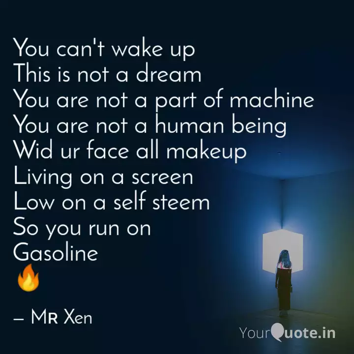 You can't wake up This is... | Quotes & Writings by Mʀ Xen | YourQuote