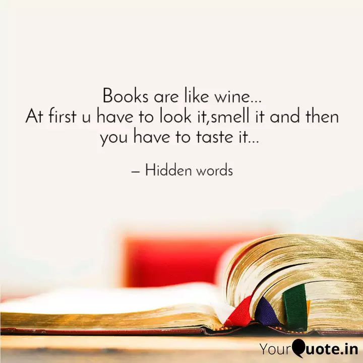 Books Are Like Wine At Quotes Writings By Peethu Yourquote