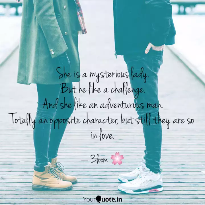 She Is A Mysterious Lady Quotes Writings By Bloom Yourquote