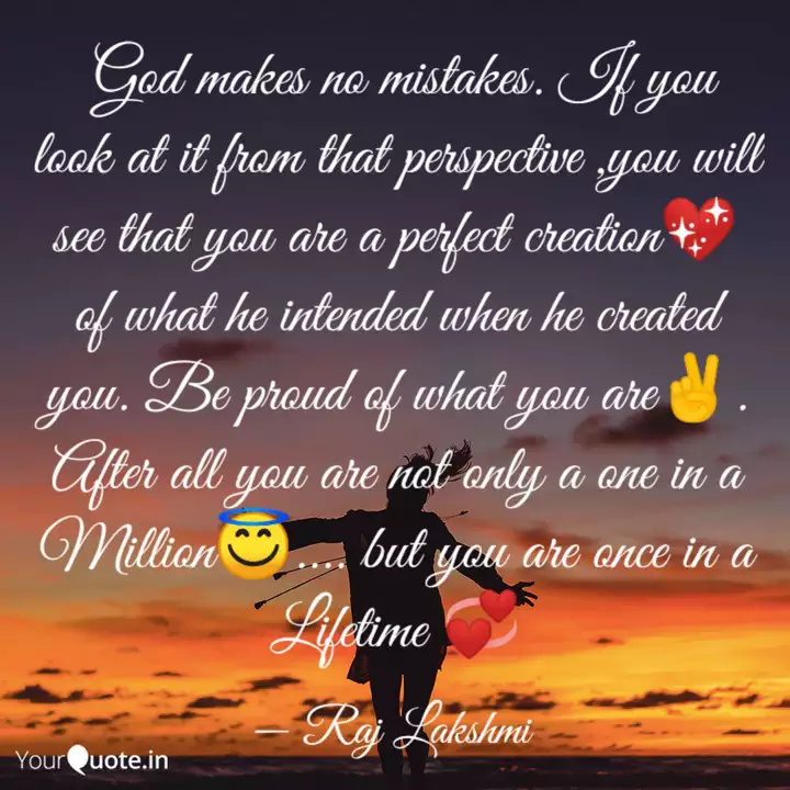 God Makes No Mistakes I Quotes Writings By Scintillating Me Yourquote