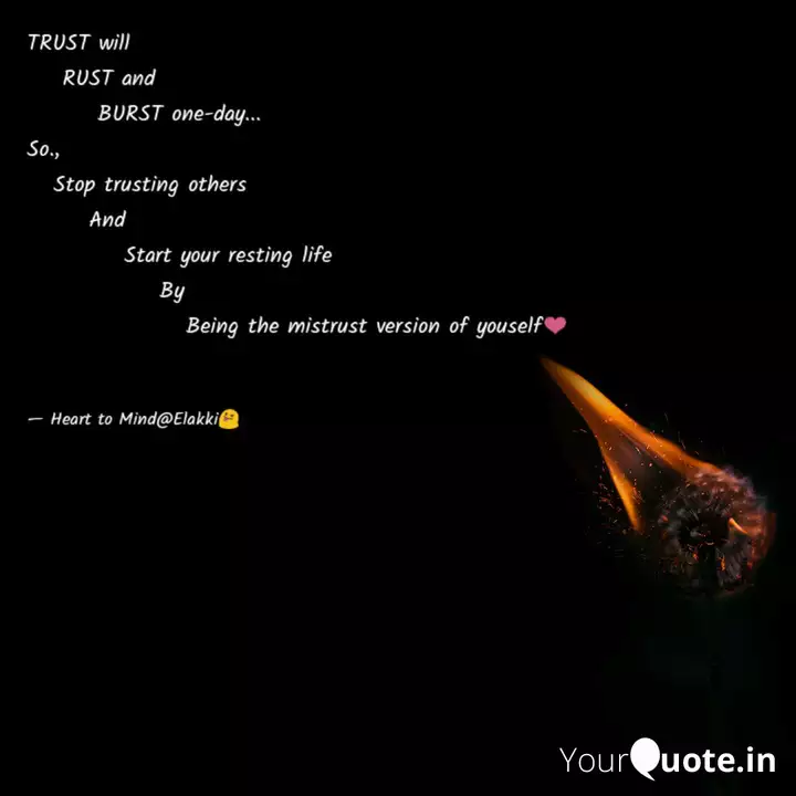 trust will rust and quotes writings by elakkiya quotes about rust
