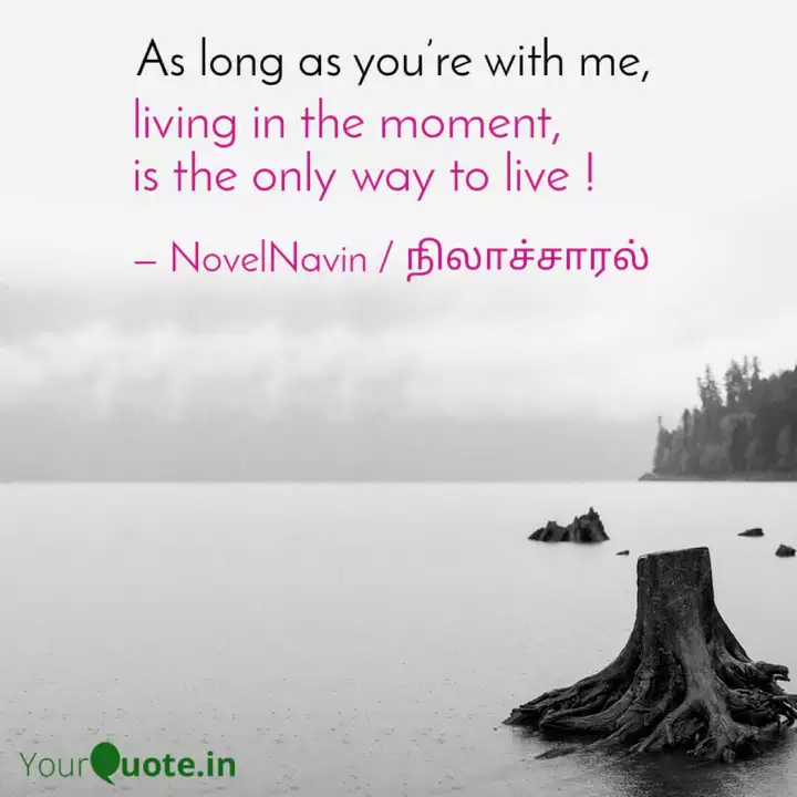 Living In The Moment Is Quotes Writings By Navin