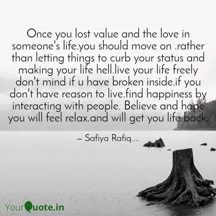 Once You Lost Value And T Quotes Writings By Anamhuda Fazill Yourquote The minute you think you're going to lose something, it suddenly becomes the most important thing in.
