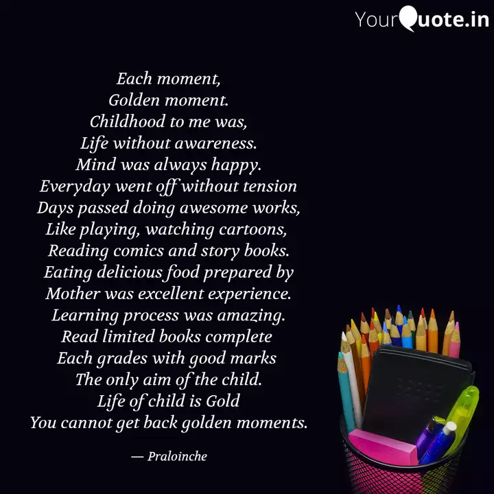 Each Moment Golden Momen Quotes Writings By Prabhamani