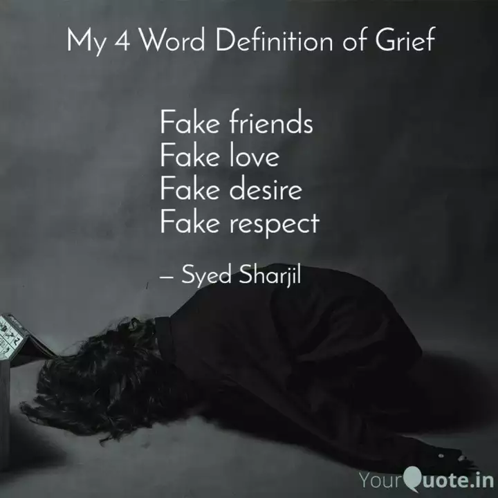Fake Friends Fake Love Fa Quotes Writings By Syed Sharjil Yourquote