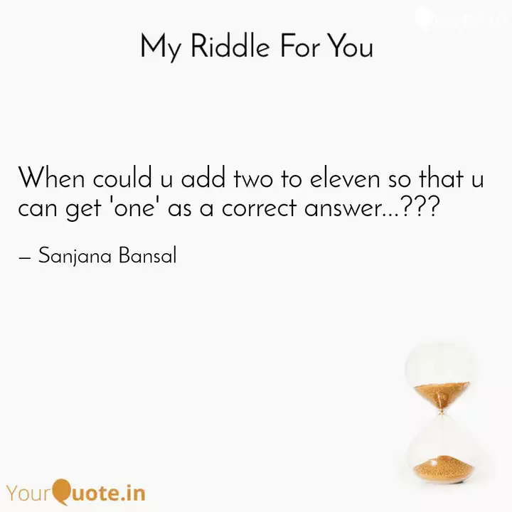 When Could U Add Two T Quotes Writings By Sanjana Bansal Yourquote