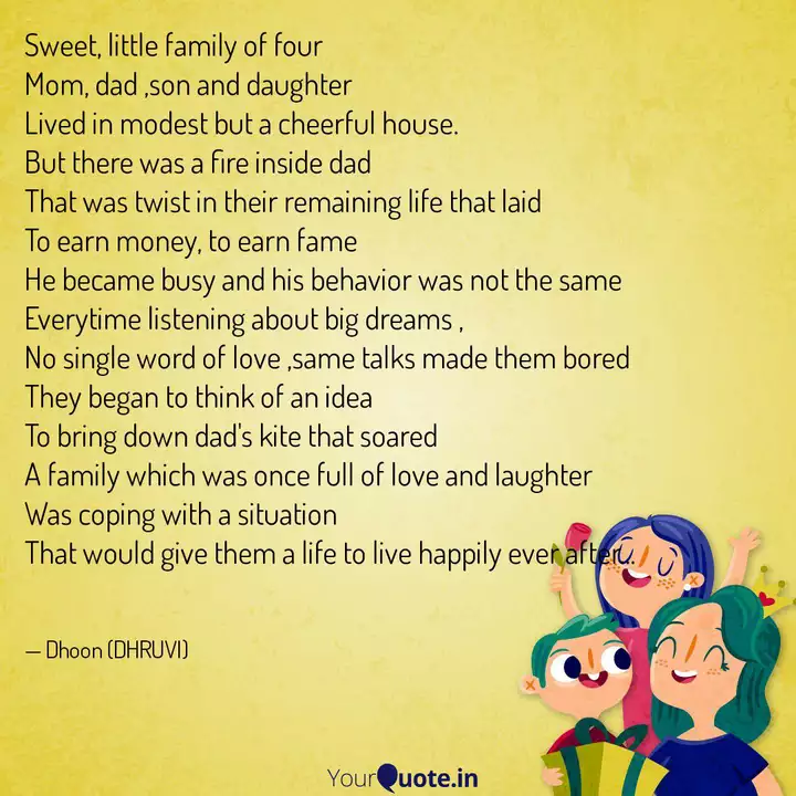 Sweet Little Family Of F Quotes Writings By Dhruvi Makwana Yourquote