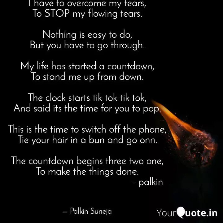 Countdown Begins Three Tw Quotes Writings By Palkin Suneja