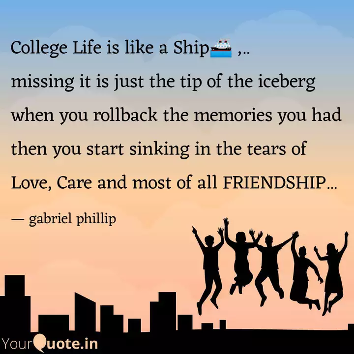 College Life is like a Sh... | Quotes &amp; Writings by gabriel ...