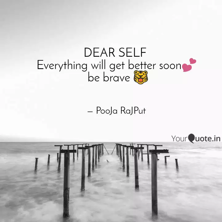 Wallpaper Dear Self Everything Wil Quotes Writings By Pooja Rajput Yourquote Desktop Wallpaper