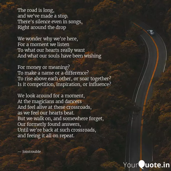The Road Is Long And We Quotes Writings By Jyotsna Sastry Yourquote The name nyssa is a girl's name of greek origin meaning goal. quotes writings by jyotsna sastry