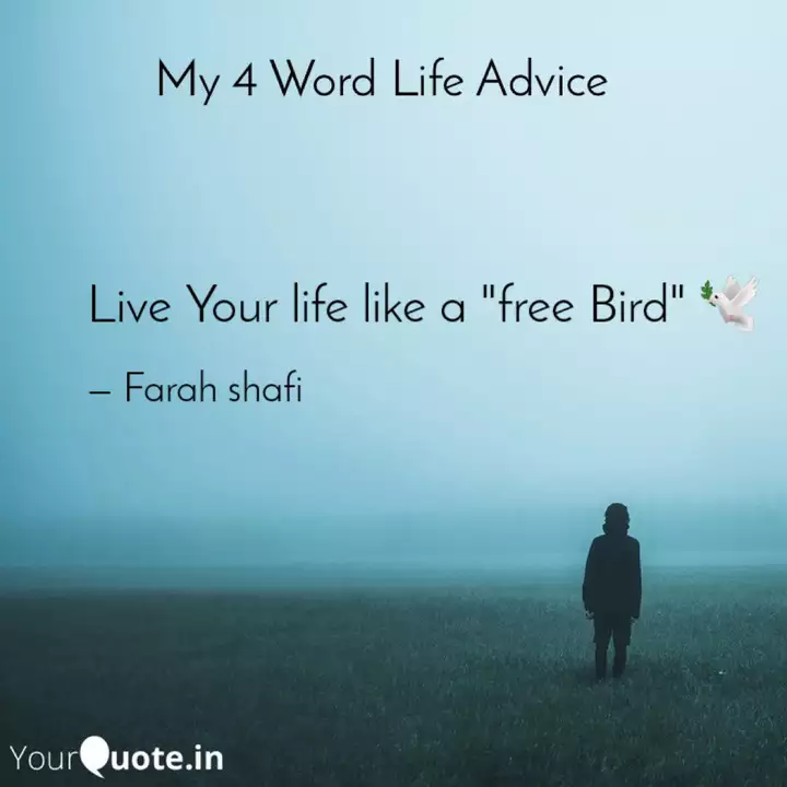 Live Your Life Like A Fr Quotes Writings By Farah Shafi Yourquote