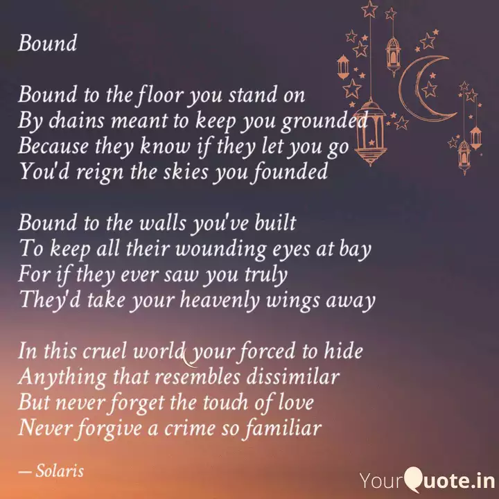 Bound Bound To The Floor Quotes Writings By Solar Poetry
