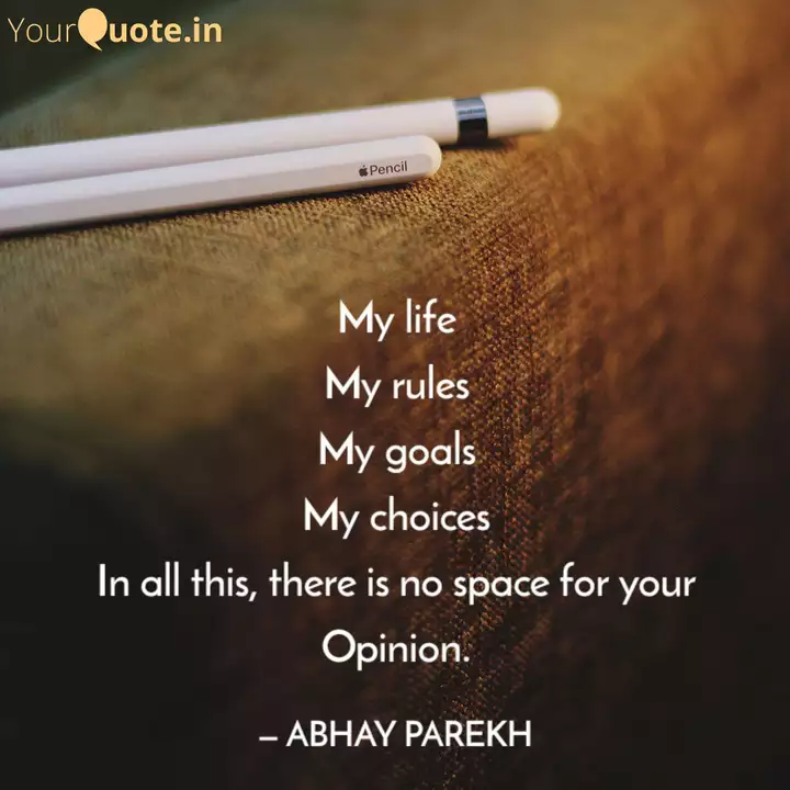 Wallpaper My Life My Rules My Goals Quotes Writings By Abhay Parekh Free