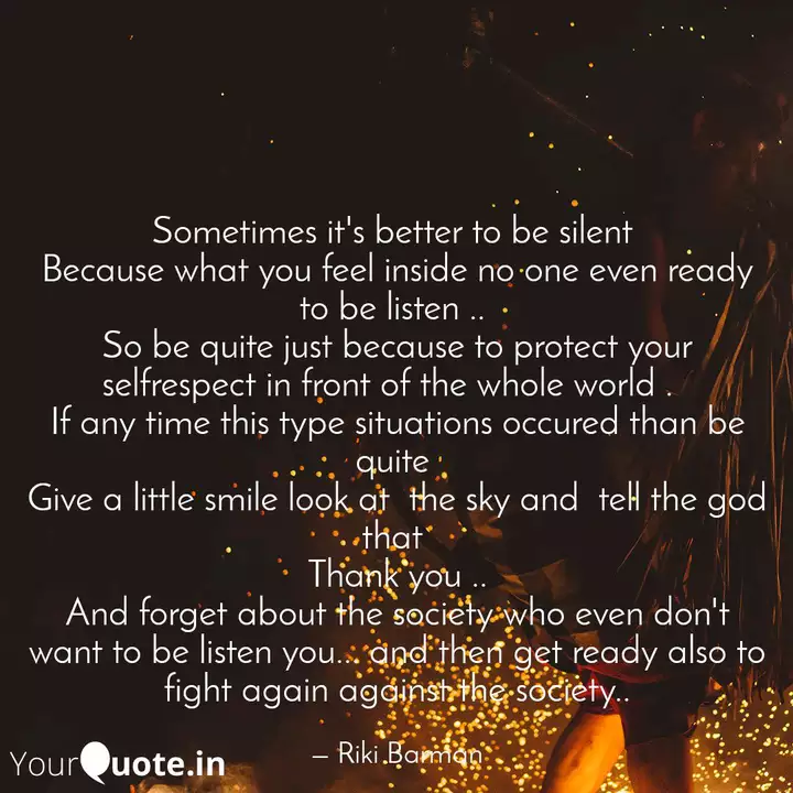 Sometimes It S Better To Quotes Writings By Riki Barman Yourquote