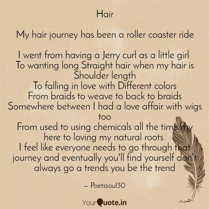 Hair My Hair Journey Has Quotes Writings By Brandee Smith