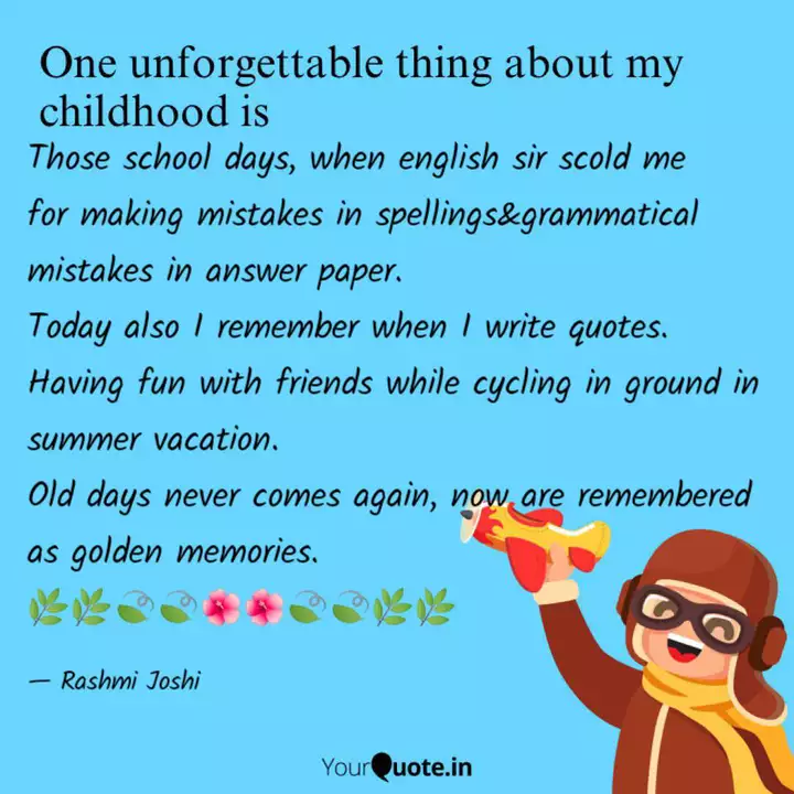 Wallpaper Those School Days When E Quotes Writings By Rashmi Joshi For Android Free