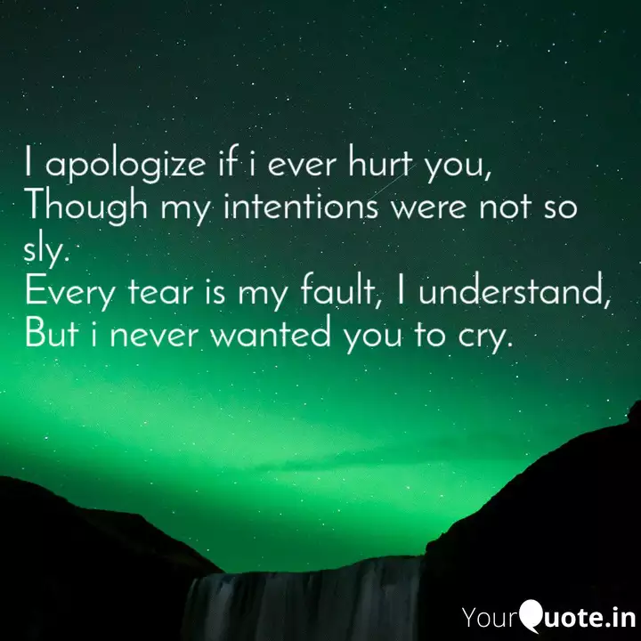 I Apologize If I Ever Hur Quotes Writings By Kazuri Yourquote