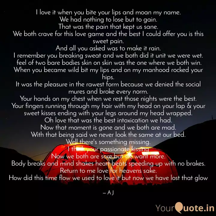 I Love It When You Bite Y Quotes Writings By A J Yourquote