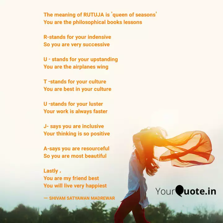 Best Rutuja Quotes Status Shayari Poetry Thoughts Yourquote Meanings for names further up the family tree are included in the search. rutuja quotes status shayari poetry