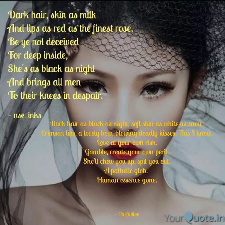 Dark Hair As Black As Nig Quotes Writings By G O Yourquote
