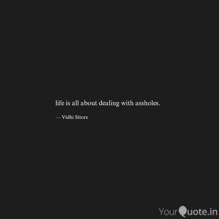 Life Is All About Dealing Quotes Writings By Vidhi Sitore Yourquote
