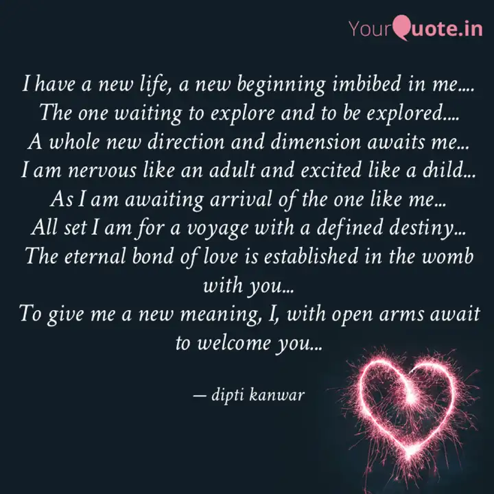 I Have A New Life A New Quotes Writings By Dipti Kanwar Yourquote In english, many past and present participles of verbs can be used as adjectives. quotes writings by dipti kanwar