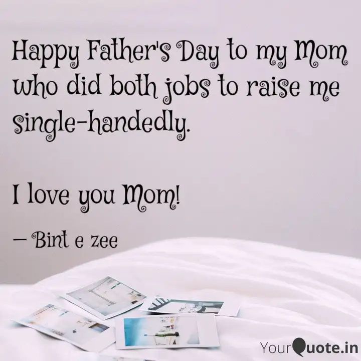 Happy Father's Day To My ... | Quotes & Writings By Bint E Zee | Yourquote