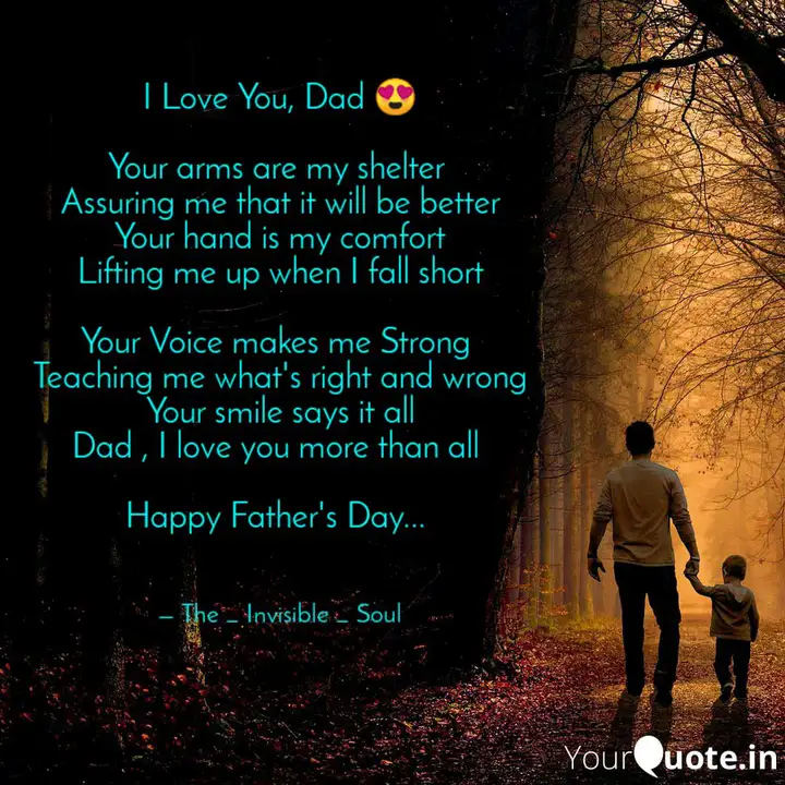 I Love You Dad Your Quotes Writings By Pravallika