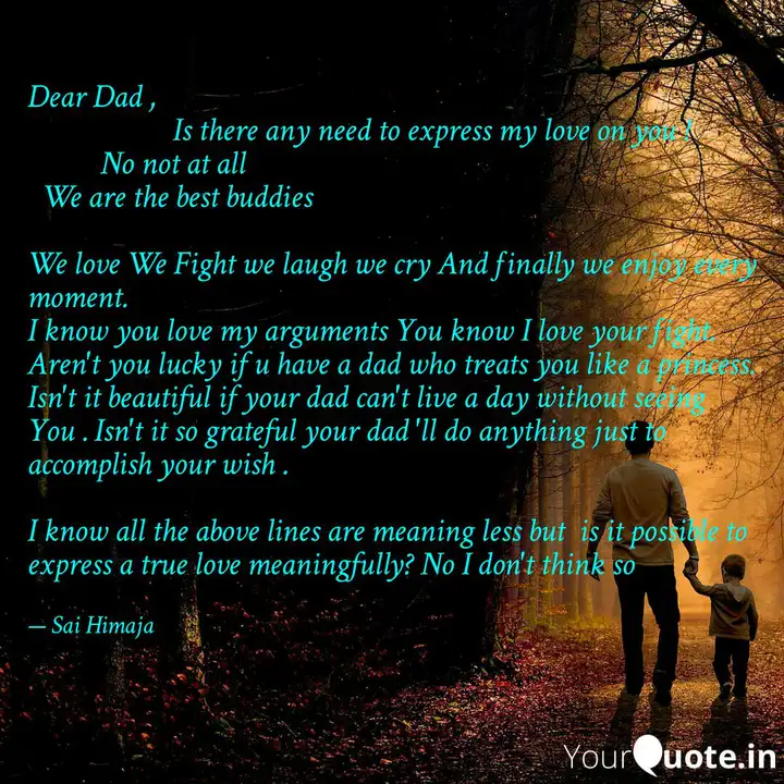 Dear Dad Quotes Writings By Sai Himaja Yourquote