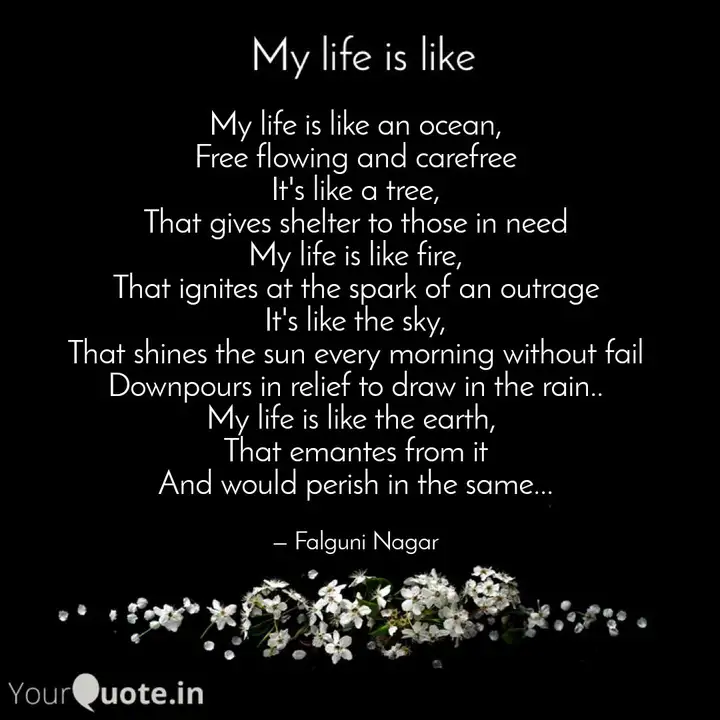 My Life Is Like An Ocean Quotes Writings By Falguni Nagar Yourquote