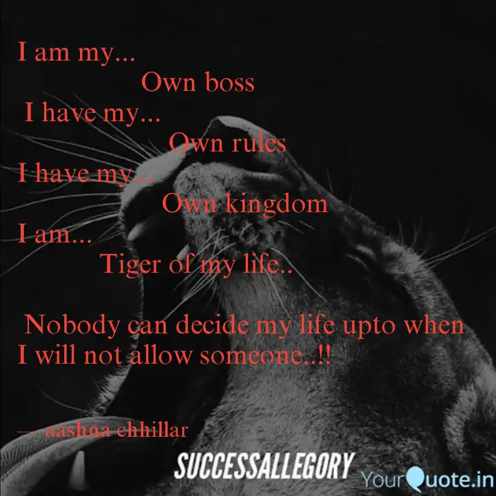 I Am My Quotes Writings By Aashna Yourquote