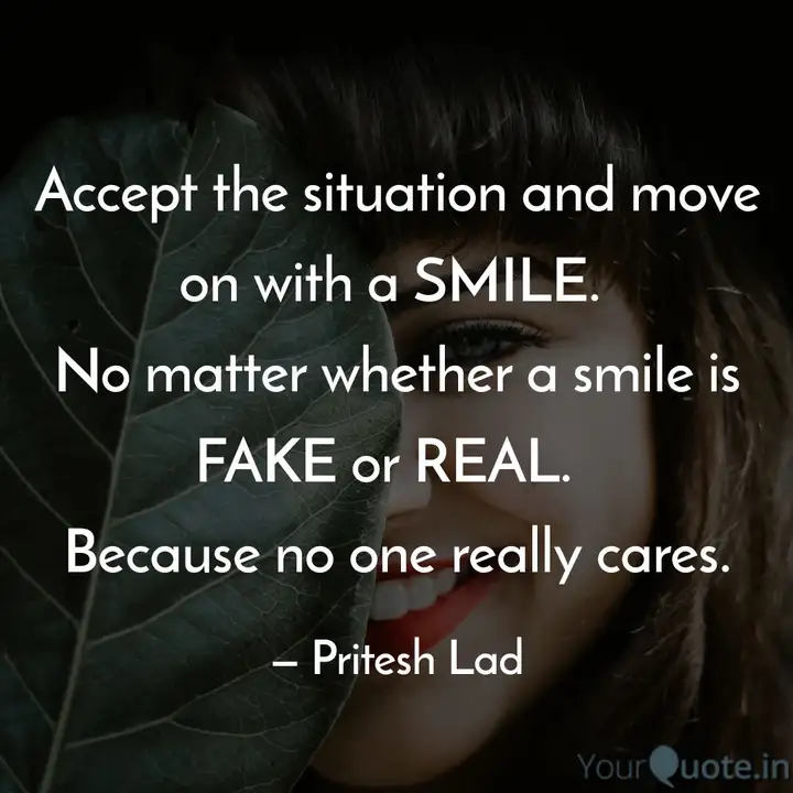 Accept The Situation And Quotes Writings By Prit Lad Yourquote