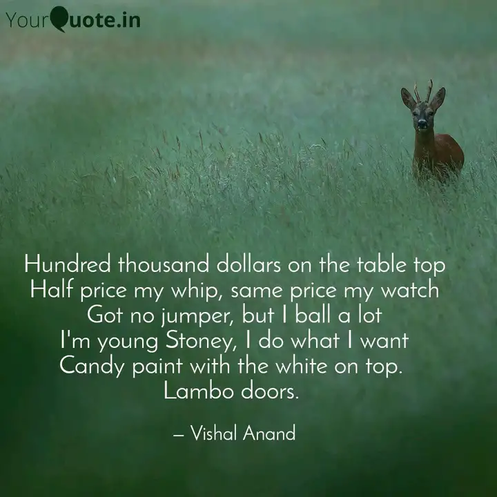 Hundred Thousand Dollars Quotes Writings By Darshan Vishal Yourquote