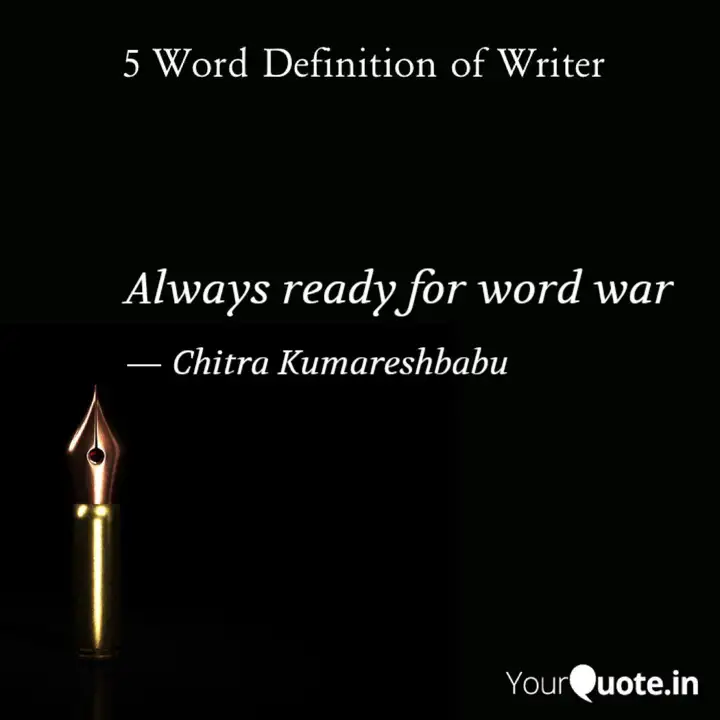 Always Ready For Word War Quotes Writings By Chitra Kumareshbabu Yourquote