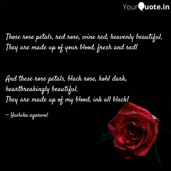Those Rose Petals Red Ro Quotes Writings By Yashika Agarwal Yourquote