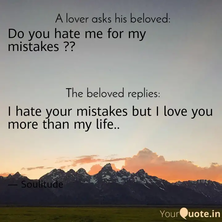 Do You Hate Me For My Mis Quotes Writings By Hemalata M Yourquote