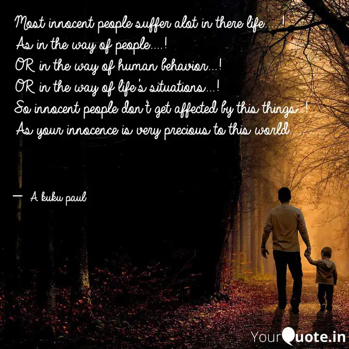 most innocent people suff quotes