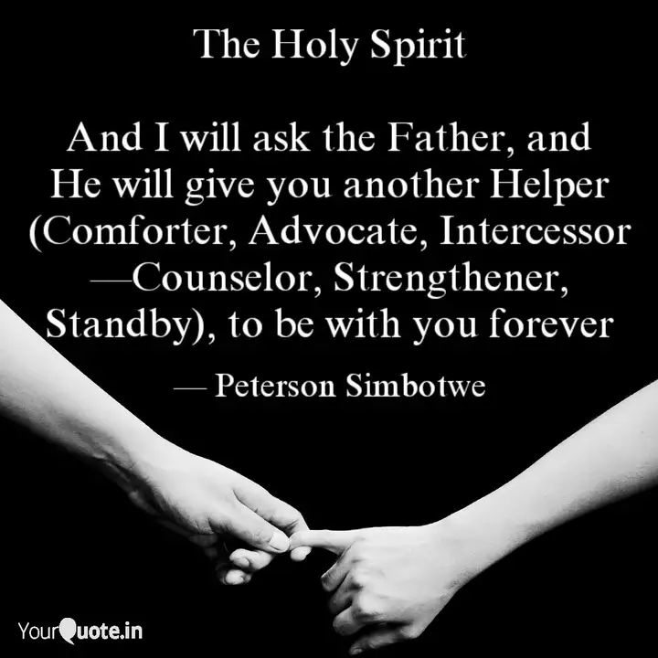 The Holy Spirit And I Wi Quotes Writings By Peterson