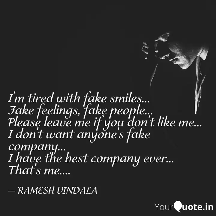 Get Wallpaper I M Tired With Fake Smile Quotes Writings By Ramesh Vindala Desktop Wallpaper