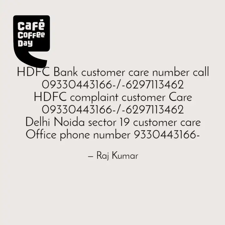 Hdfc Bank Customer Care N Quotes Writings By Raj Kumar
