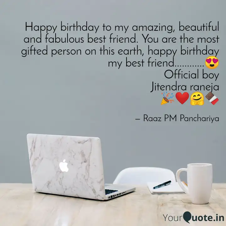 Happy Birthday To My Amaz Quotes Writings By Raaz Pm Panchariya Yourquote