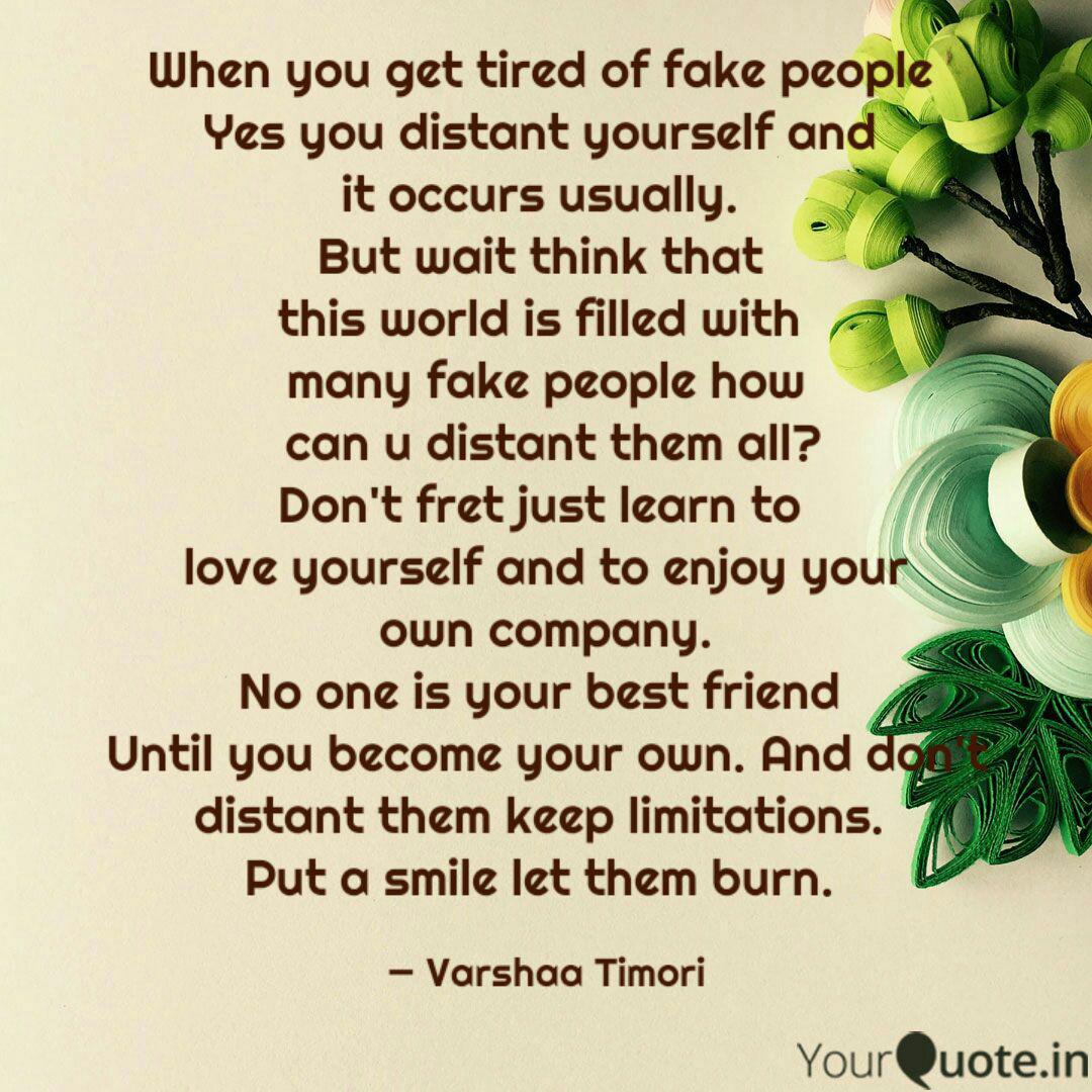 Wallpaper When You Get Tired Of Fak Quotes Writings By Varshaa Timori For Android Free