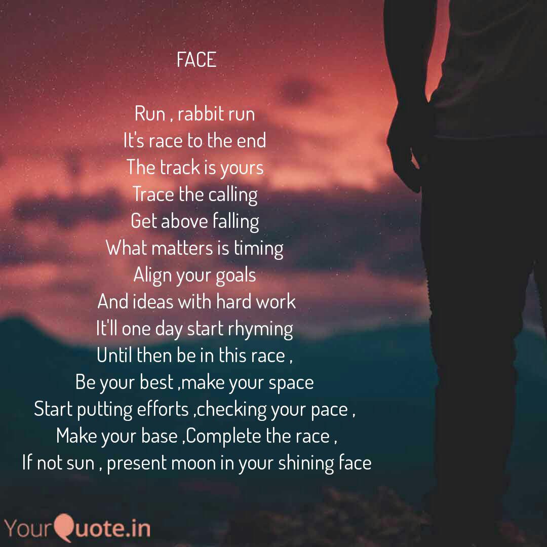 Face Run Rabbit Run Quotes Writings By Lakshya Yourquote