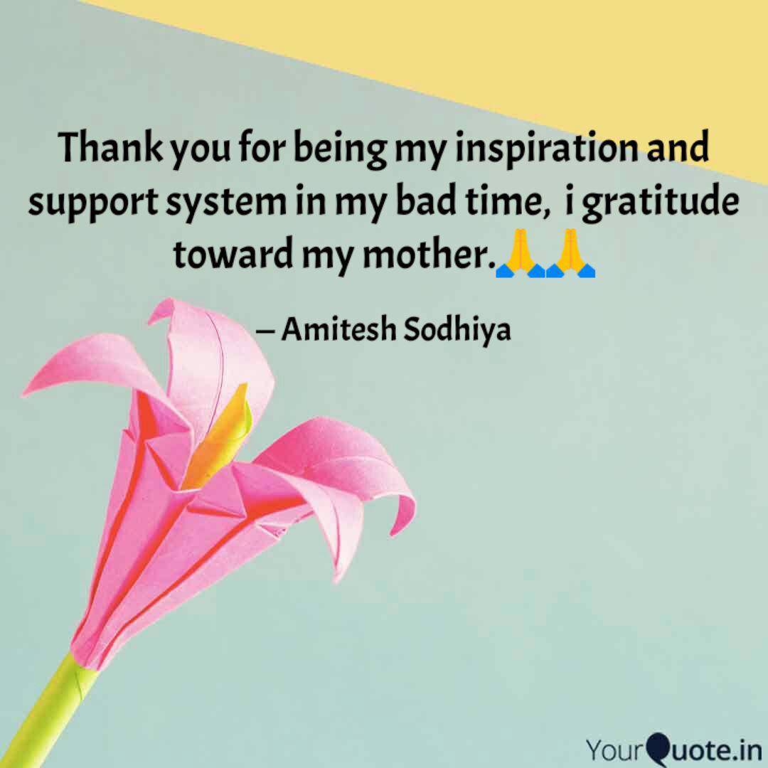 Thank you for being my in Quotes & Writings by Amitesh