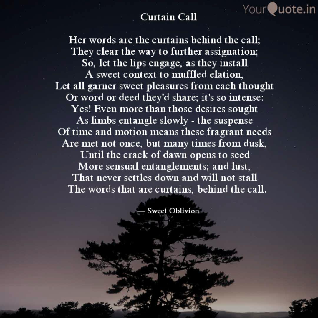 Curtain Call Her Words A Quotes Writings By Mansi Bansal